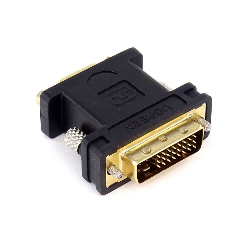 DVI To VGA connector DVI-I 24+5 Male to VGA Female