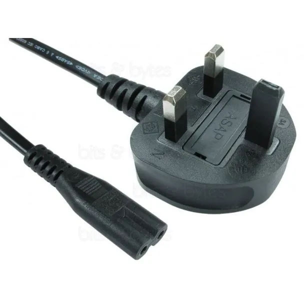 [145500019] Figure of 8 to UK Plug