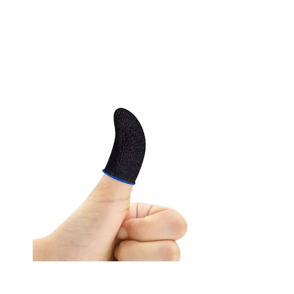 Finger Sleeve Set for Mobile Gaming in Black - Wasp feelers