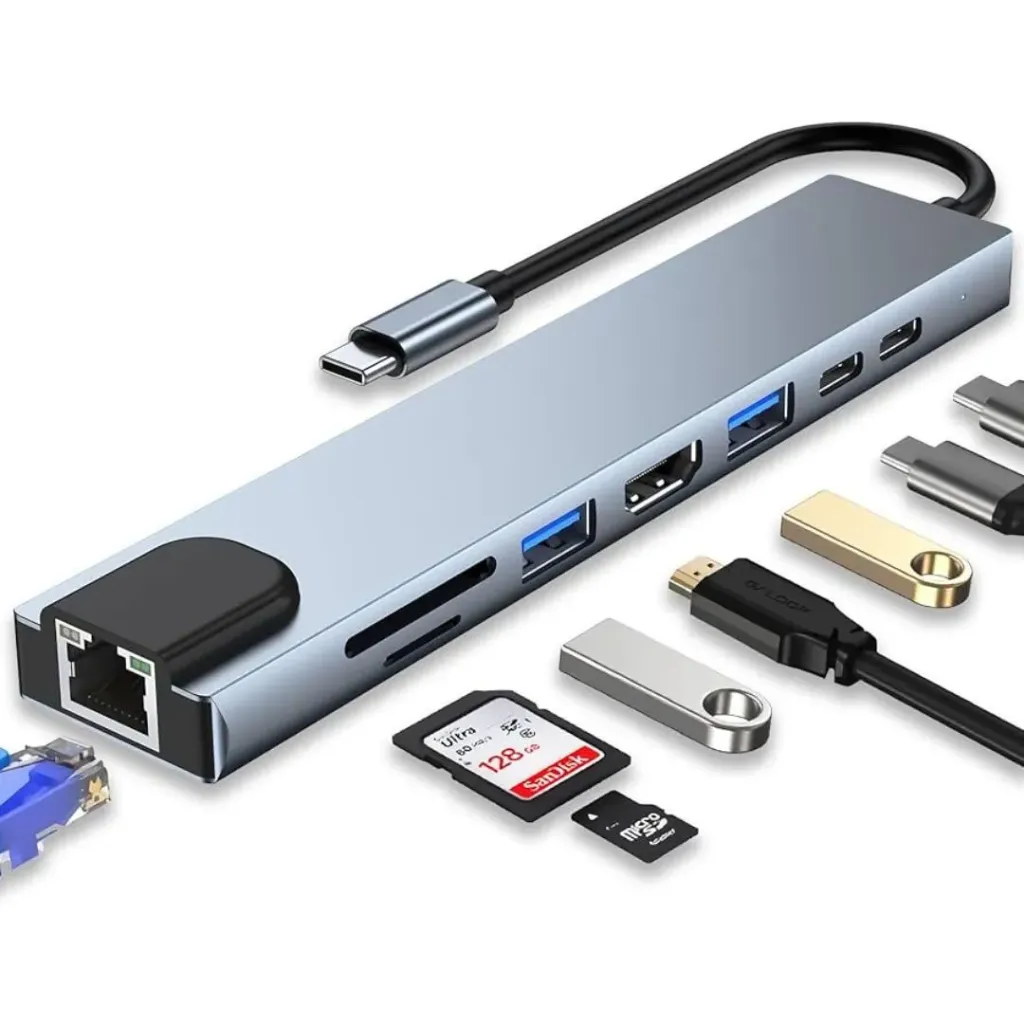 GC | USB-C 8-in-1 Docking Station