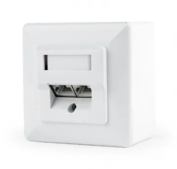 Gembird CAT6STP 2-Port Wall Face Mounting Plate