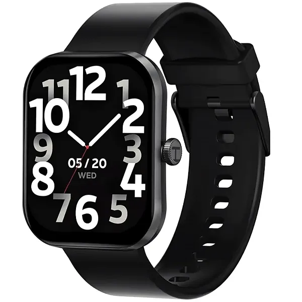 Haylou S6 Smartwatch in Black Obsidian