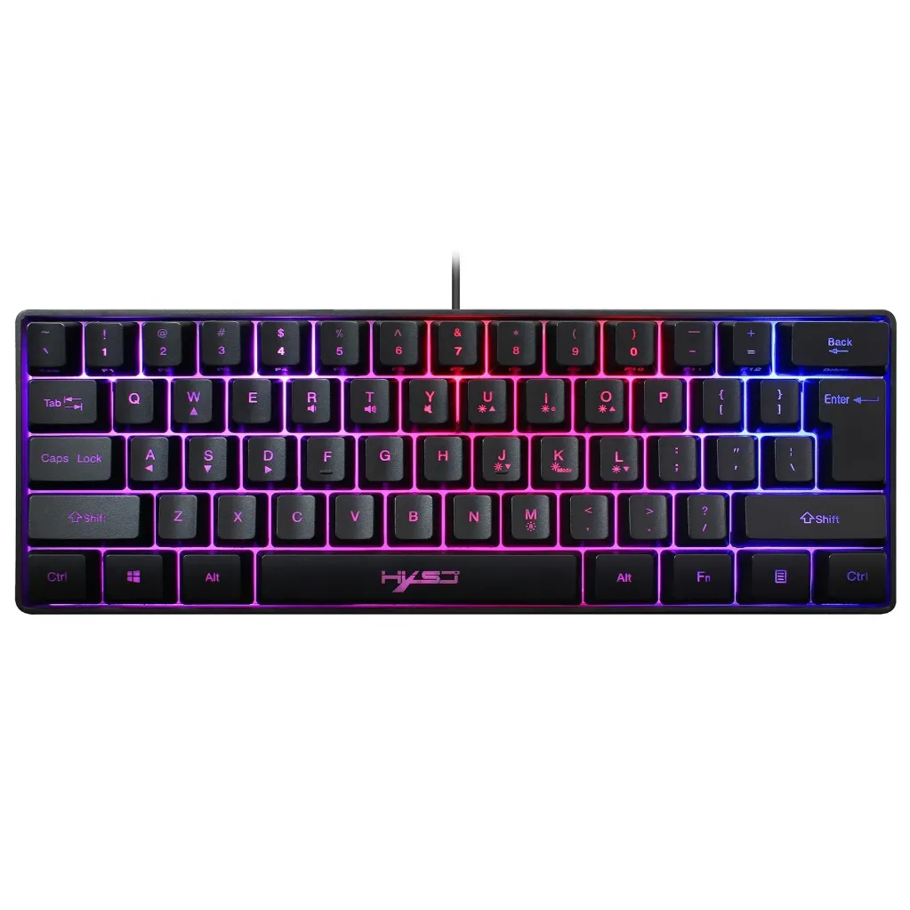 [11032] HXSJ V700 Wired Gaming Keyboard in Black