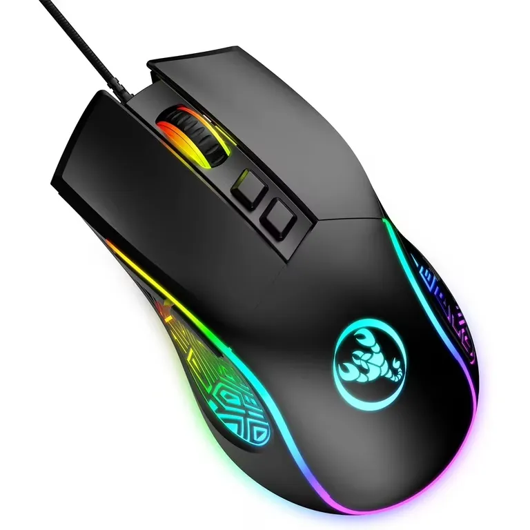 HXSJ X100 Wired Gaming Mouse in Black