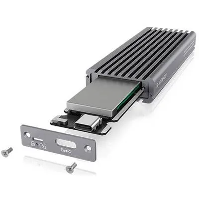 [4250078168911] ICY BOX IB-1817M-C31 External USB-C 3.1 M.2 NVMe SSD Aluminium