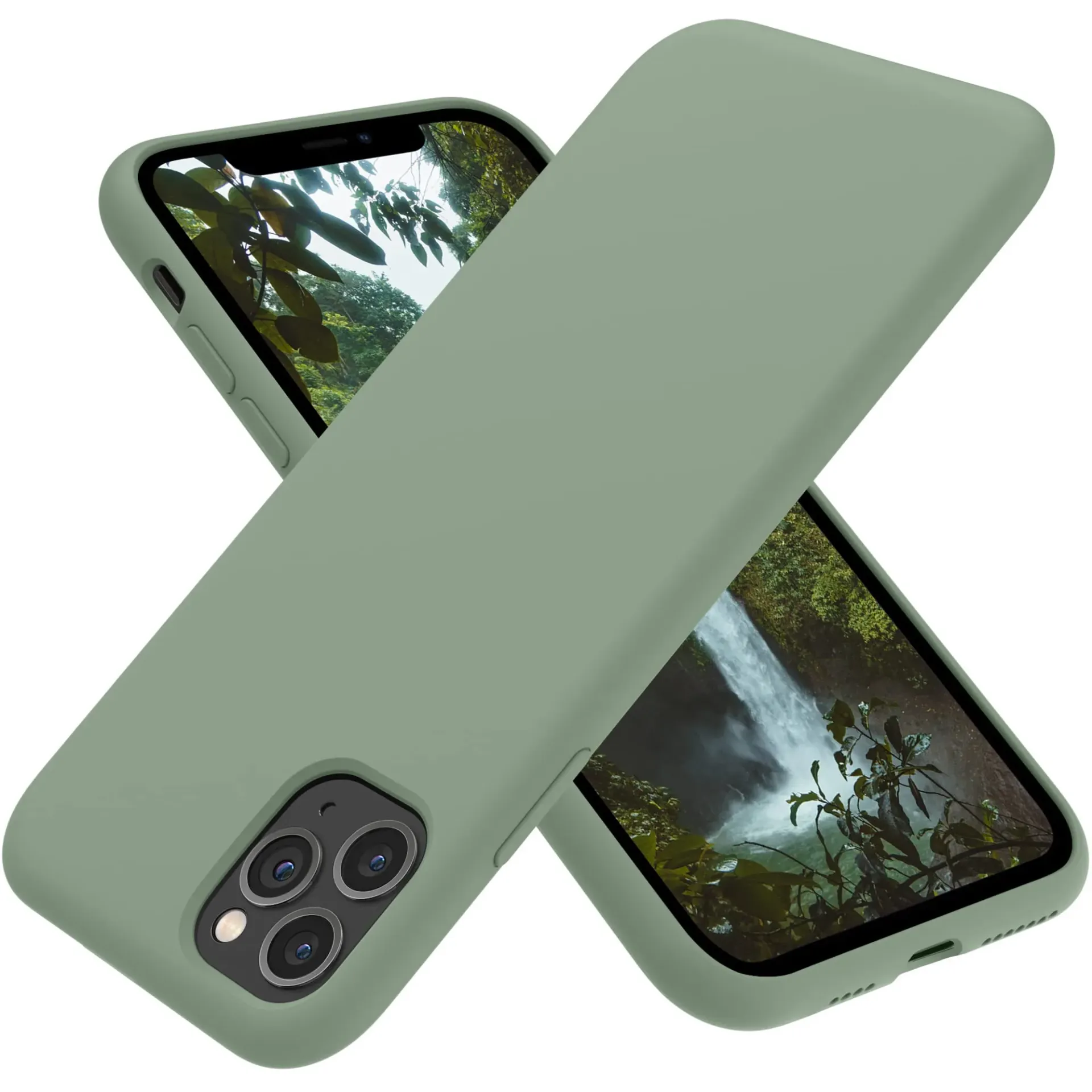 [10565] iPhone 11 Pro Max Phone Case - Basic Olive Green