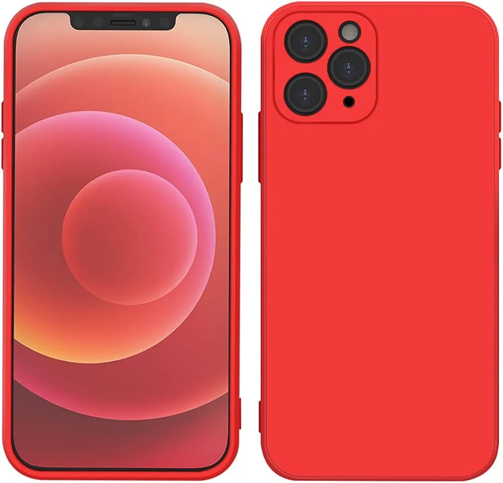 [10556] iPhone 11 Pro Max Phone Case - Basic Red