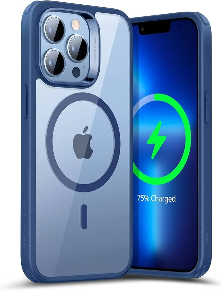 [10525] iPhone 13 Pro Phone Case - Blue with MagSafe