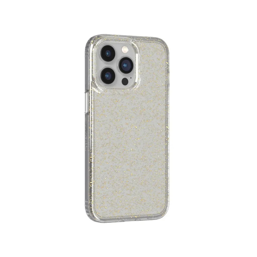 [10526] iPhone 13 Pro Phone Case - Glitters Gold