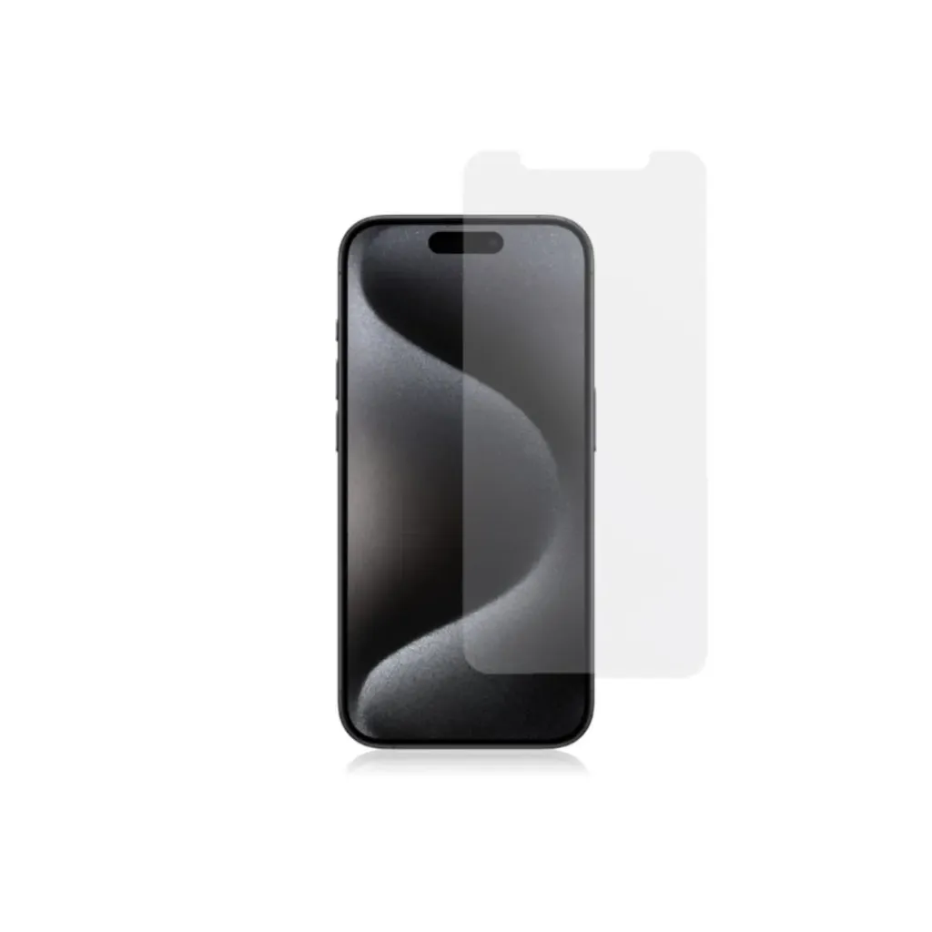 [8595217483392] iPhone 15 Pro Swissten Tempered Glass Screen Protector