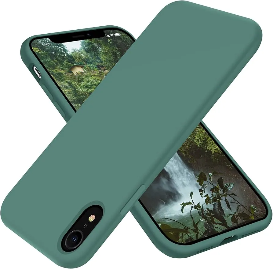 [10696] iPhone XR Phone Case - Basic Teal-Green
