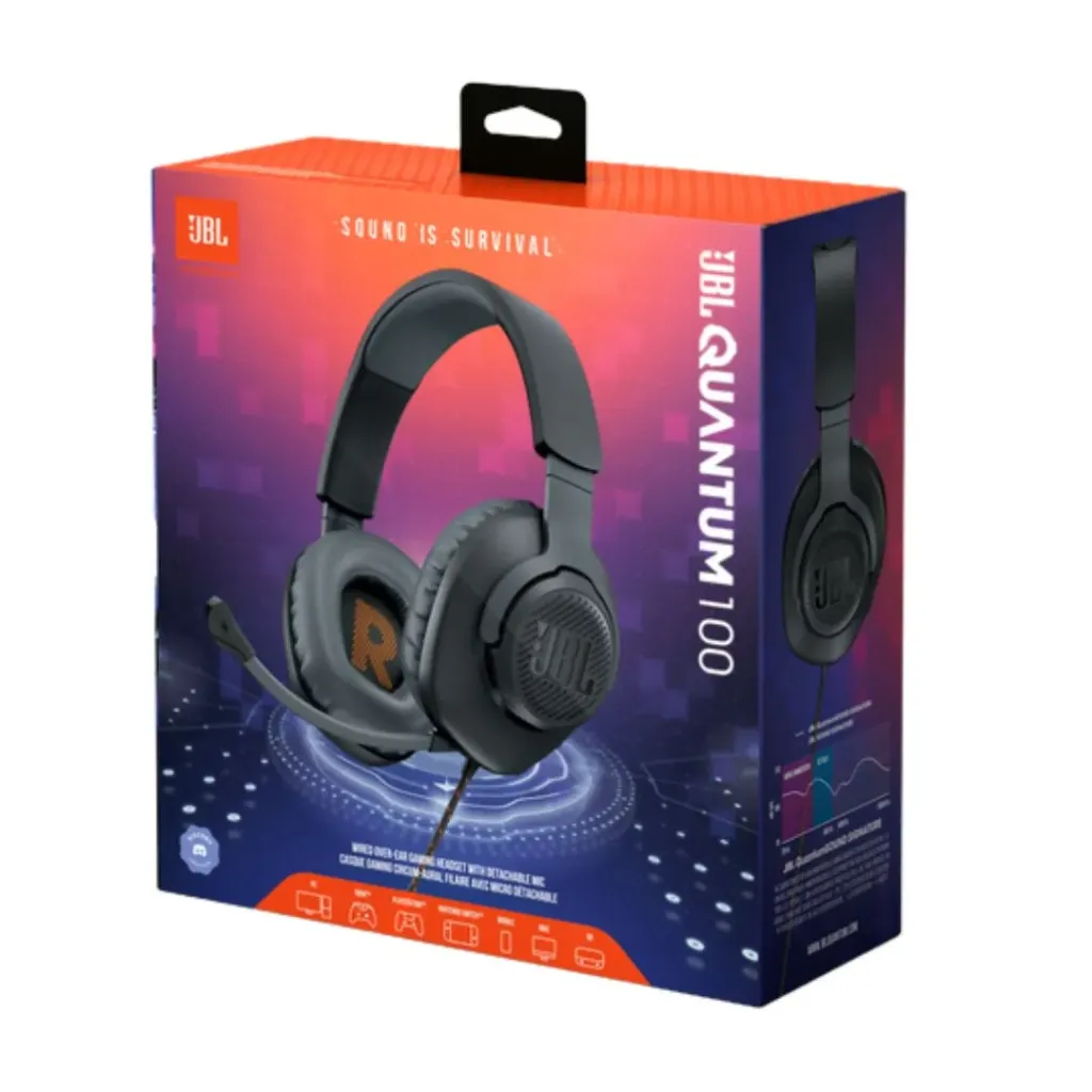 [6925281969621] JBL Quantum 100 Wired Gaming Headset