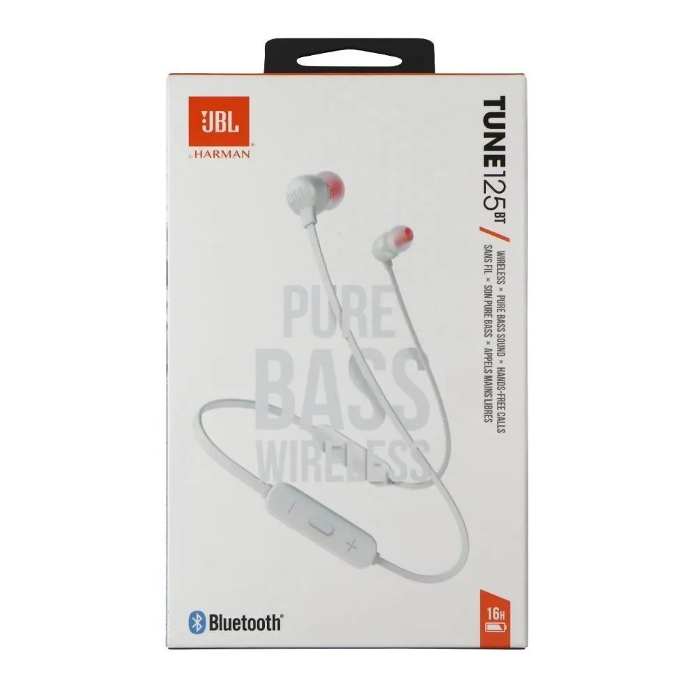 [6925281979668] JBL Tune 125BT Wireless Earphones in White
