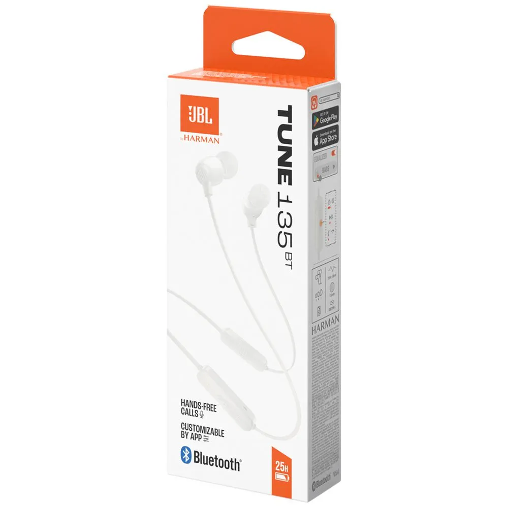 [1200130026010] JBL Tune 135 - White