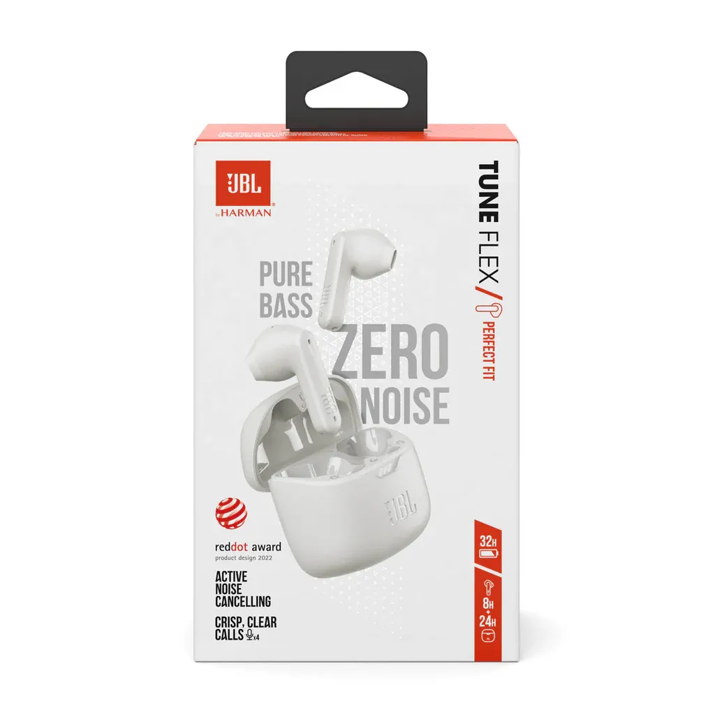 [6925281930584] JBL Tune Flex Wireless Earbuds - White