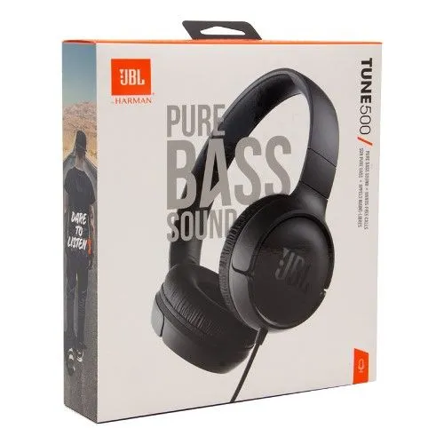 [6925281939921] JBL Tune500 | Wired Headphones in Black