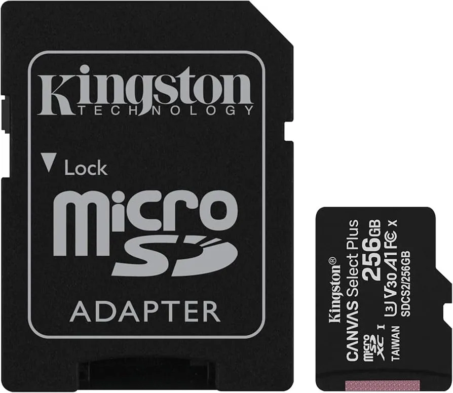 [10331] Kingston Canvas | 256GB MicroSD Card w/ Adapter