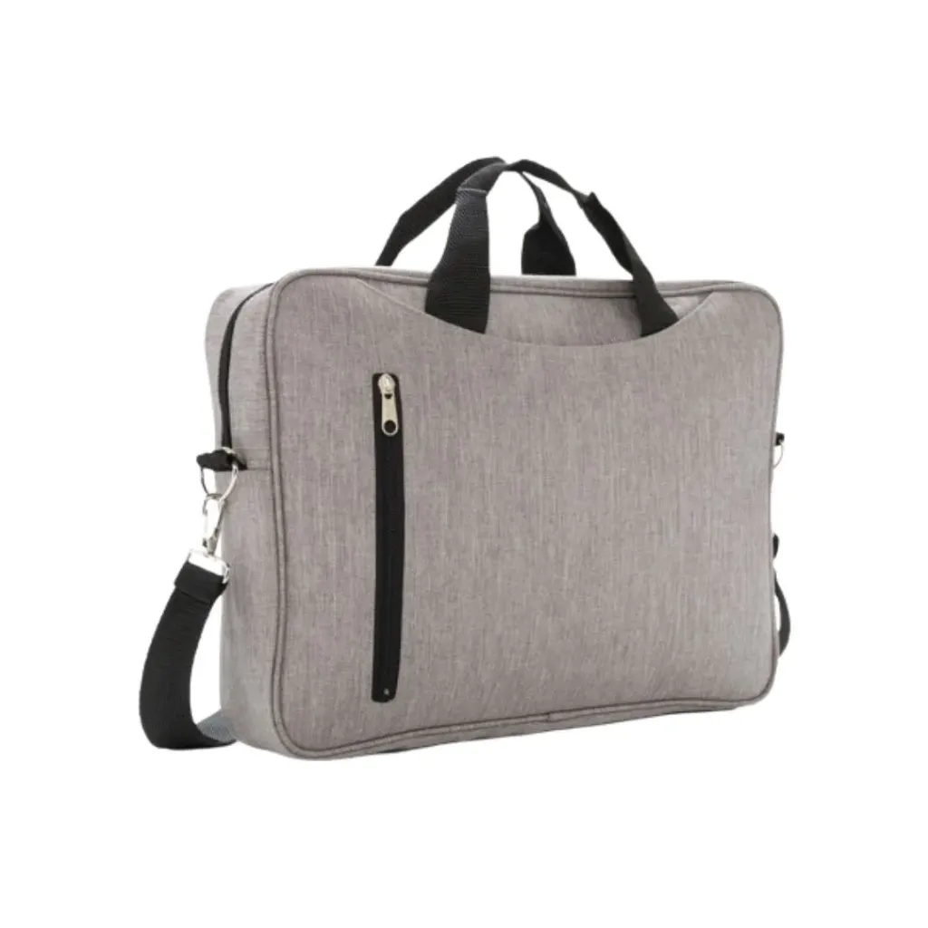 [11020] Laptop Bag with Strap in Grey