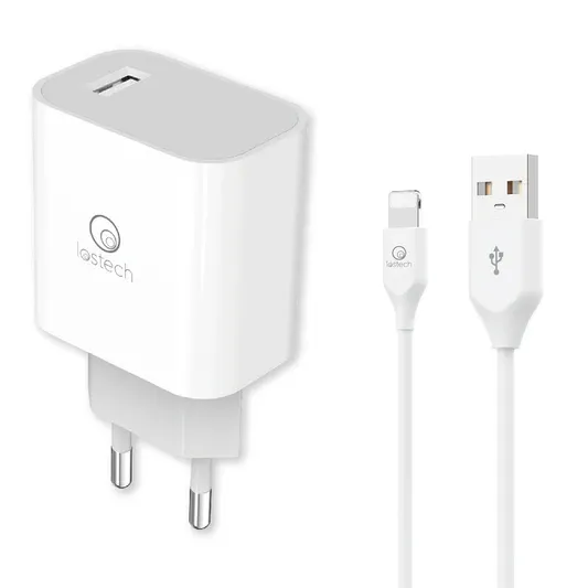 [8618051101939] Lostech LS-1019QC3 Lightning Charger Set with 1m Lightning cable