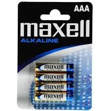 [4902580164010] Maxell AAA Batteries (Pack of 4)