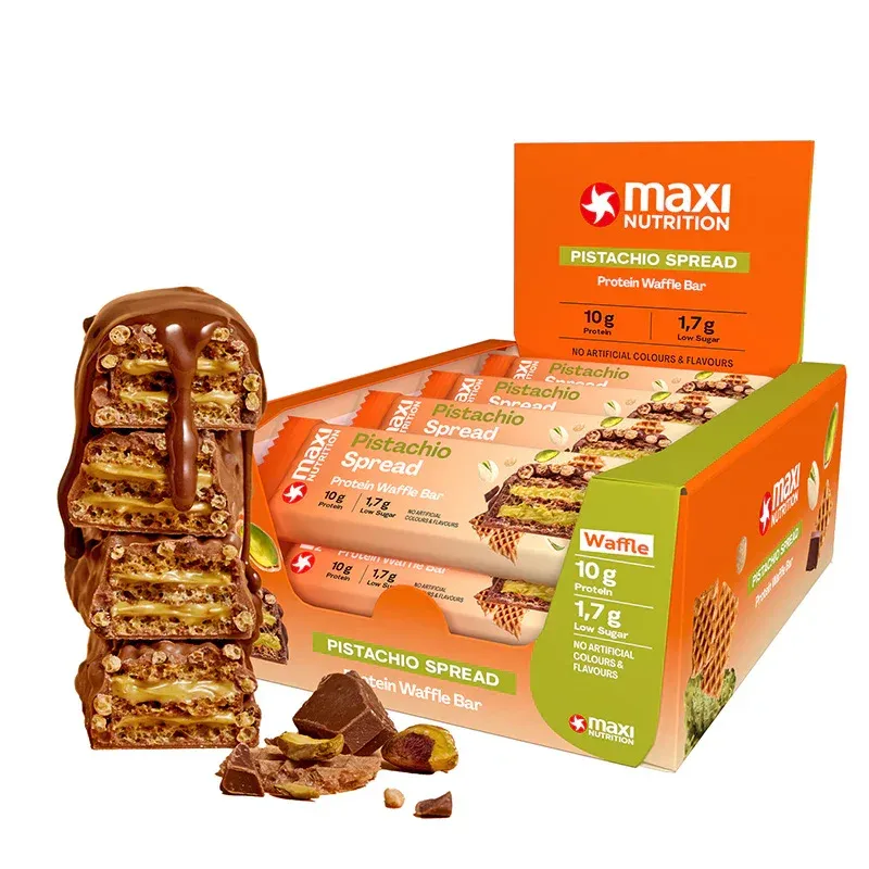 [4061289010155] MAXI Nutrition Protein Waffle Bar Pistachio Spread