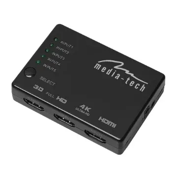 [5906453152073] Media-Tech HDMI 5x Switch