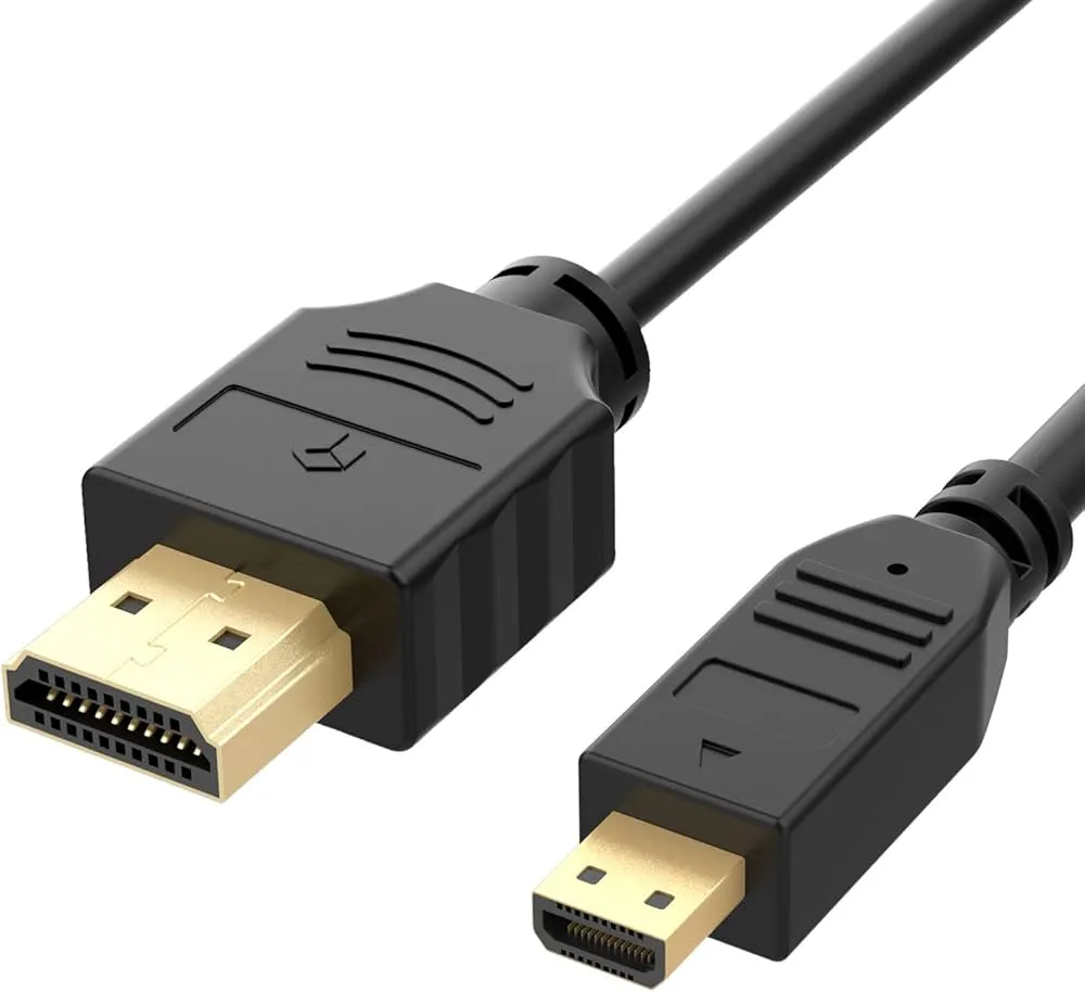 Micro HDMI (Male) to HDMI (Male) Cable