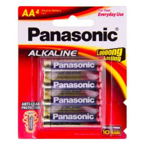 Panasonic AA Alkaline Batteries (4-Pack)