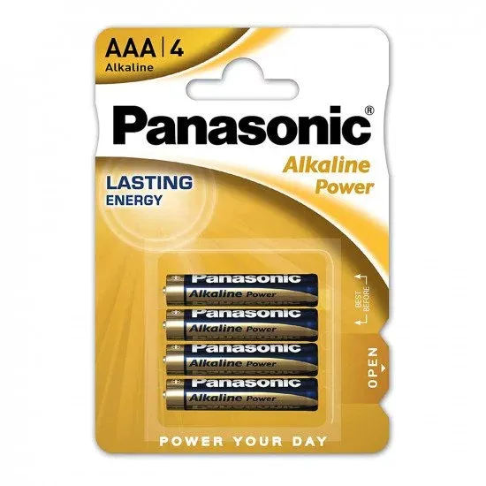 [11560] Panasonic AAA Alkaline Batteries (4-Pack)