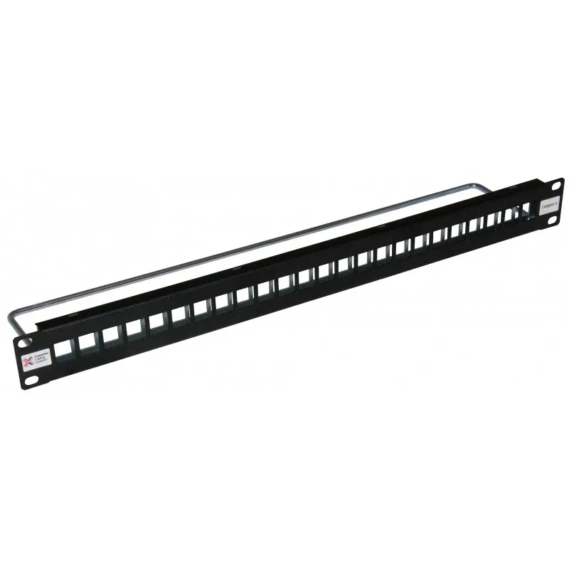 Patch Panel 24 Port Unloaded Keystone