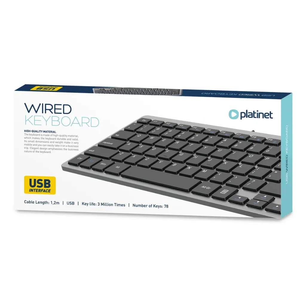 [423923740] Platinet Ergonomic Wireless Keyboard