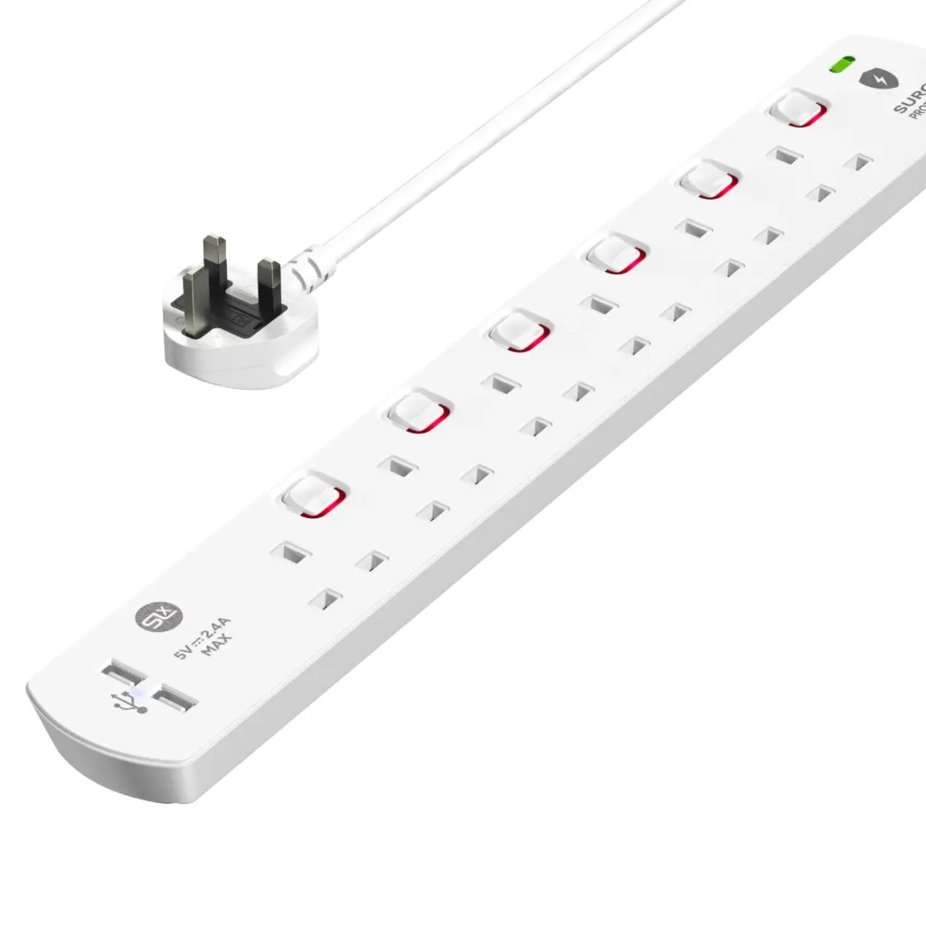[MTS-167-1M] Polomax | 6-Way | 1M Extension w/ Switches