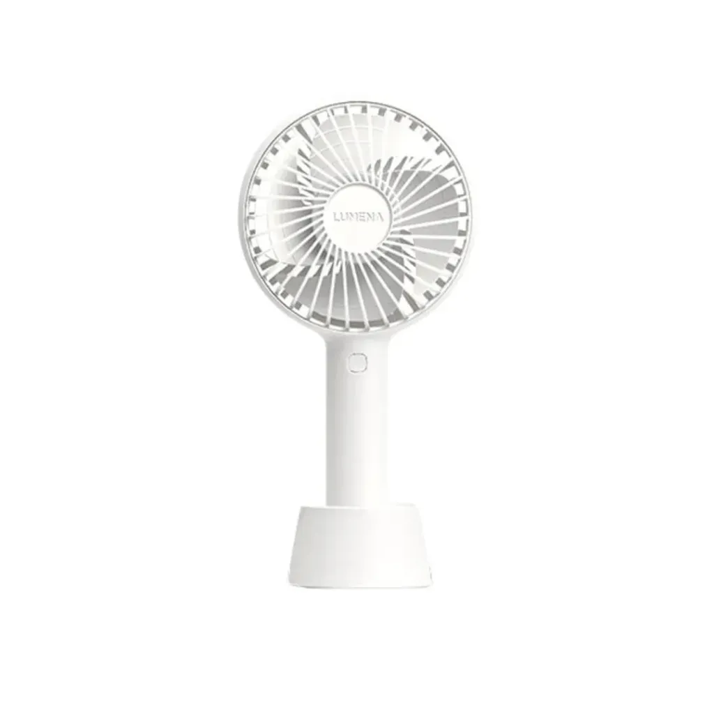 Portable Handheld Fan in White