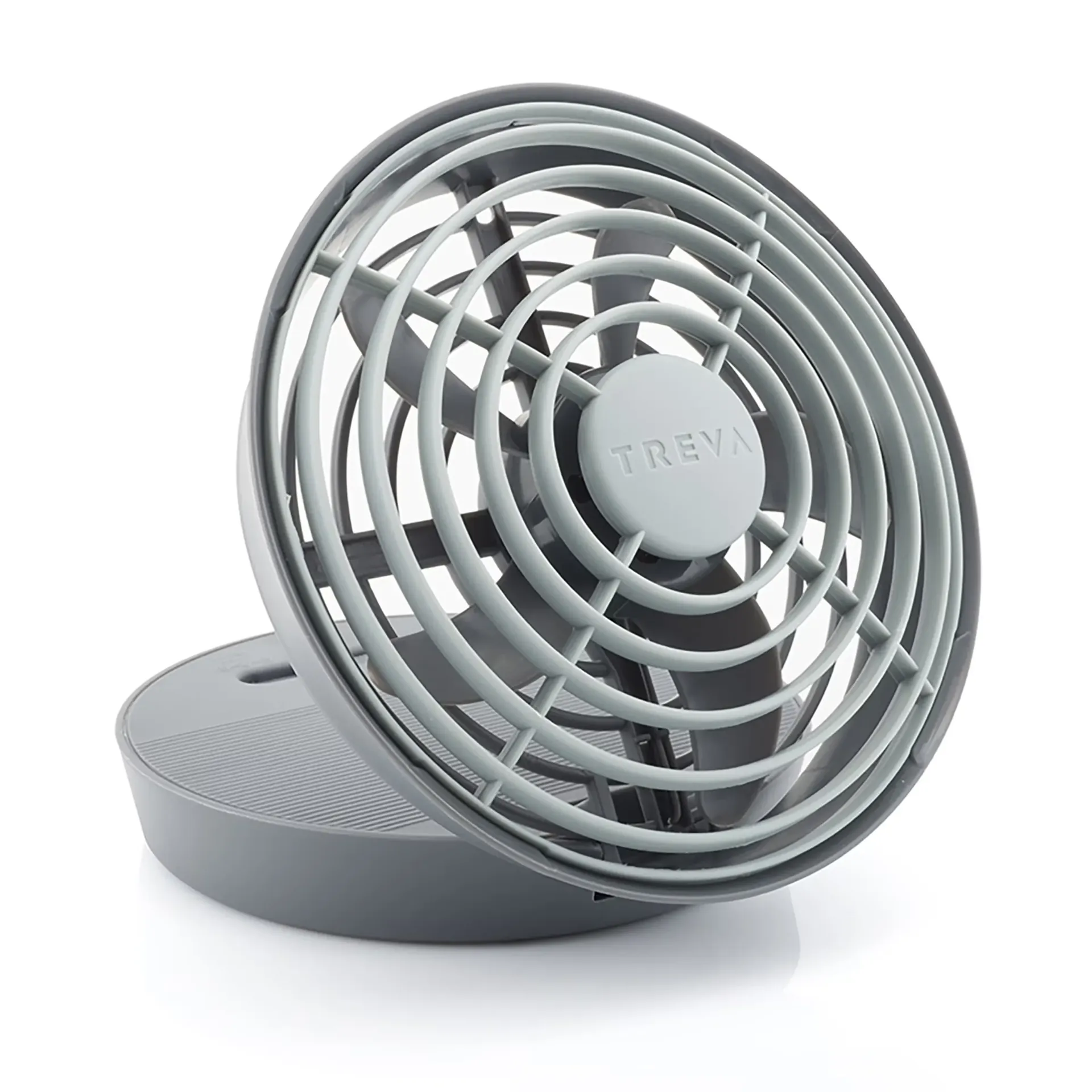 Portable USB Desk Fan in Grey