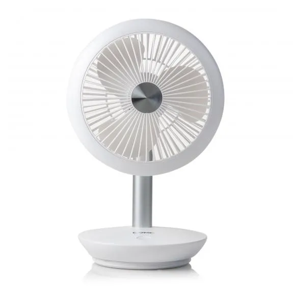 Portable USB Desk Fan in White