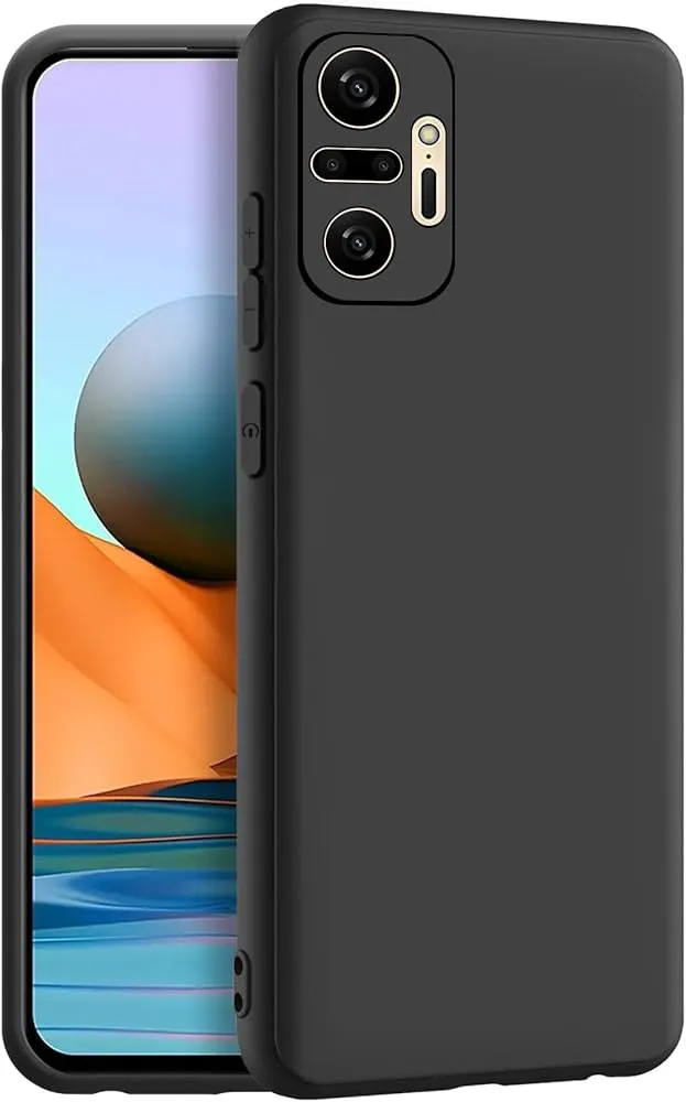 [8031042910134] Redmi Note 10T/Pro Phone Case - Basic Black