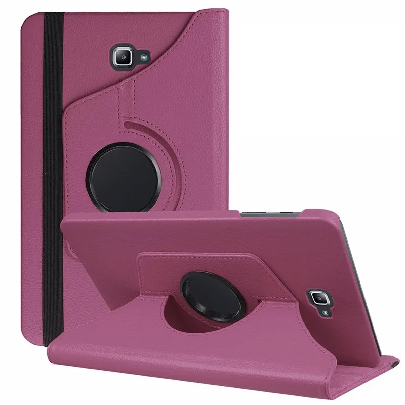 [10431] Rotating Cover for Samsung Galaxy Tab A 10.1 inch Purple