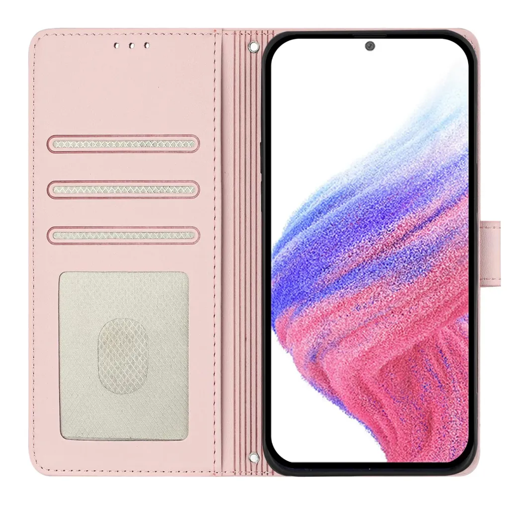 [8034173223241] Samsung Galaxy A03S Phone Case - Pink Flip