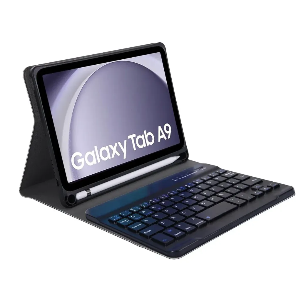 [12322] Samsung Galaxy A9 8.7" Leather Keyboard Case