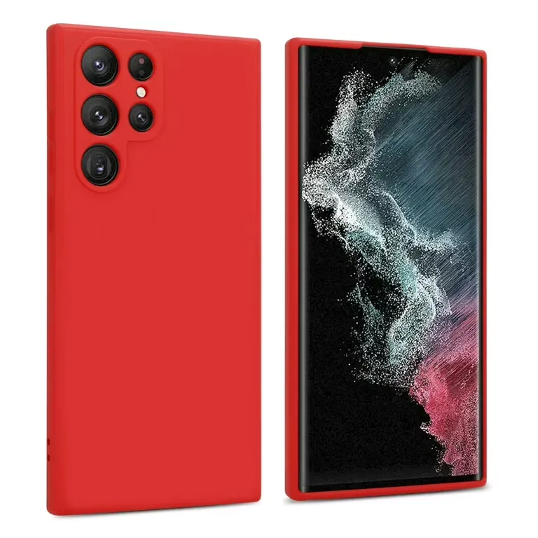 [8031042912541] Samsung Galaxy S22 Ultra Phone Case - Red
