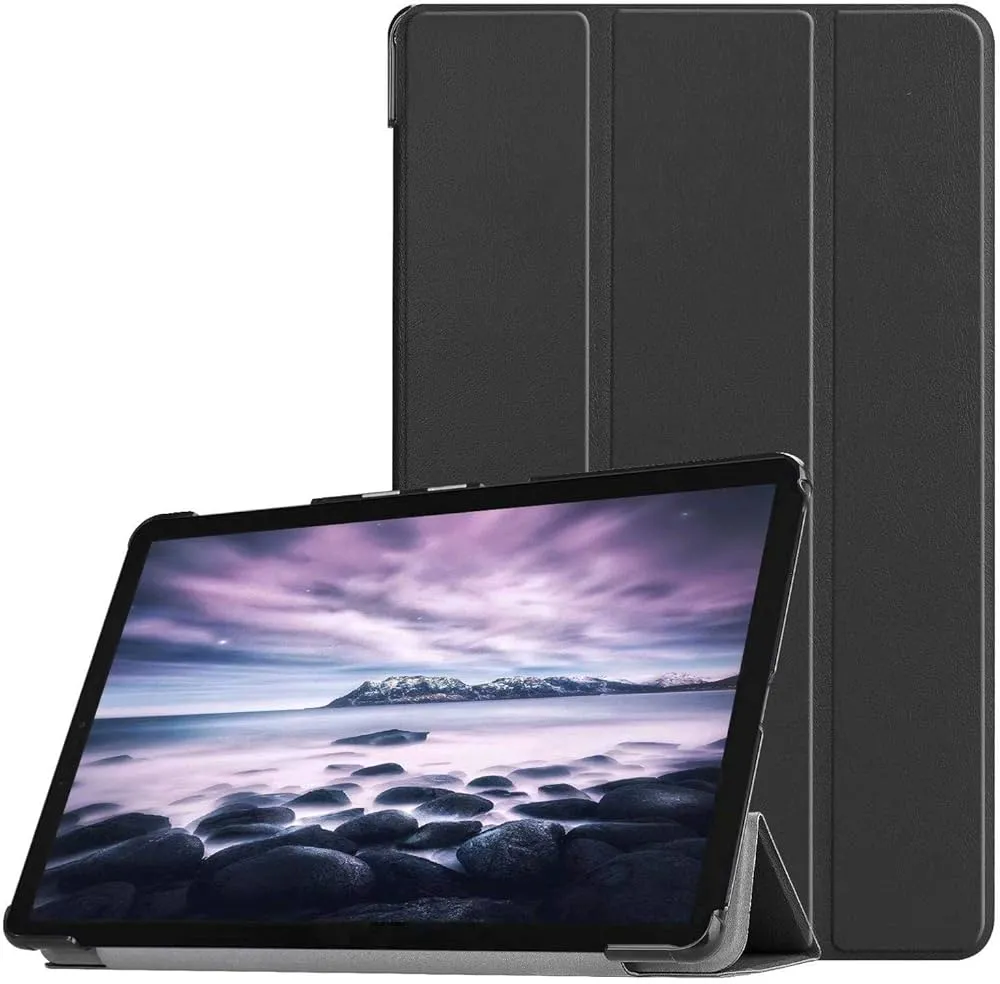 [12128] Samsung Galaxy Tab SM-T590 SM-T595 Bookcase in Black