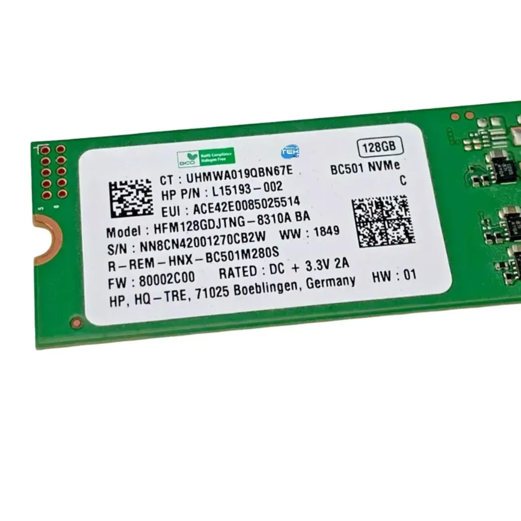 SK Hynix 128GB M.2 NVME SSD | HFM128GDJTNG-8310A