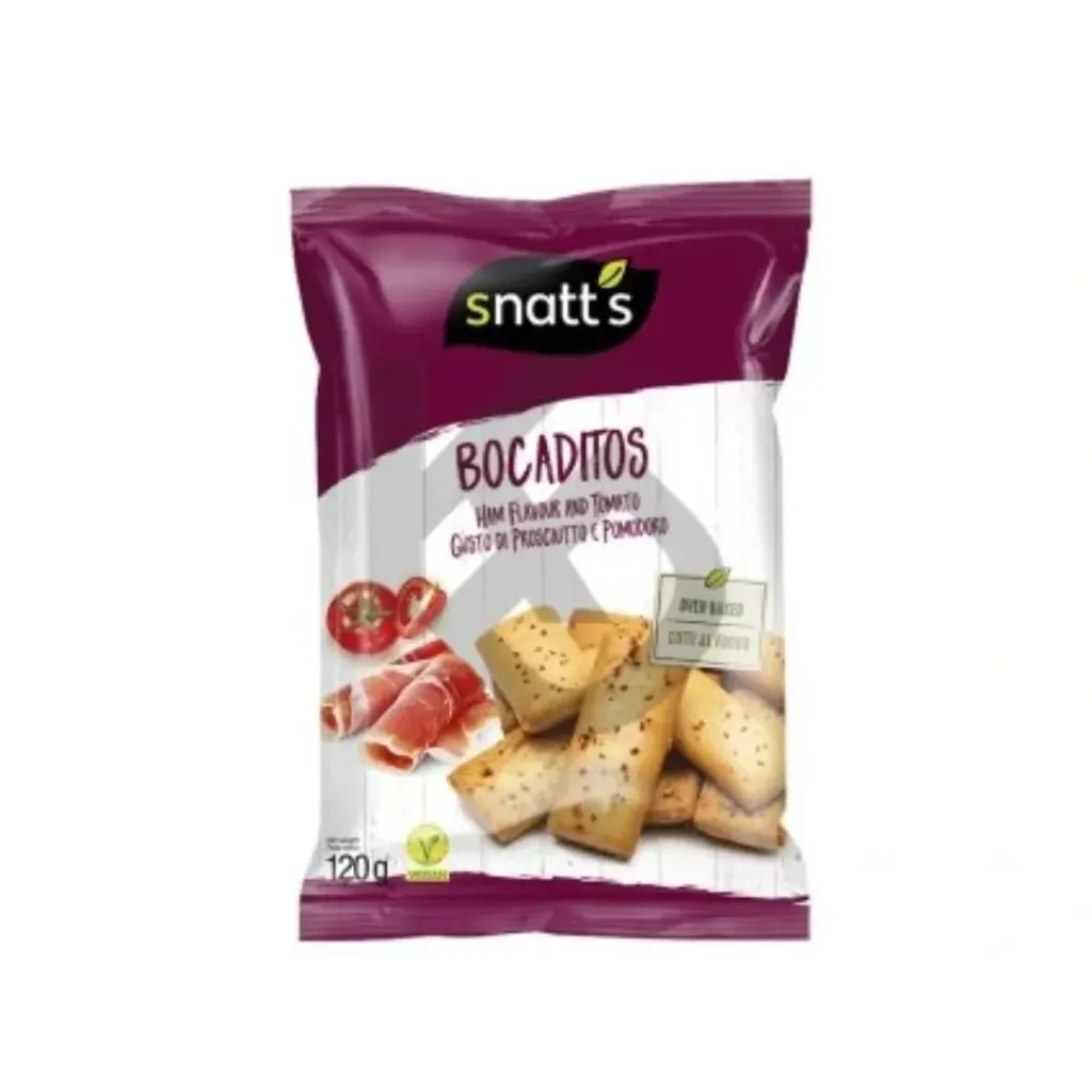 [8413164023150] Snatts Bocaditos Ham & Tomato120GR