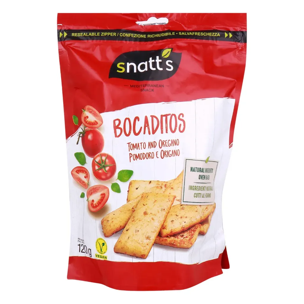 Snatts Bocaditos Tomato & Oregano 120GR