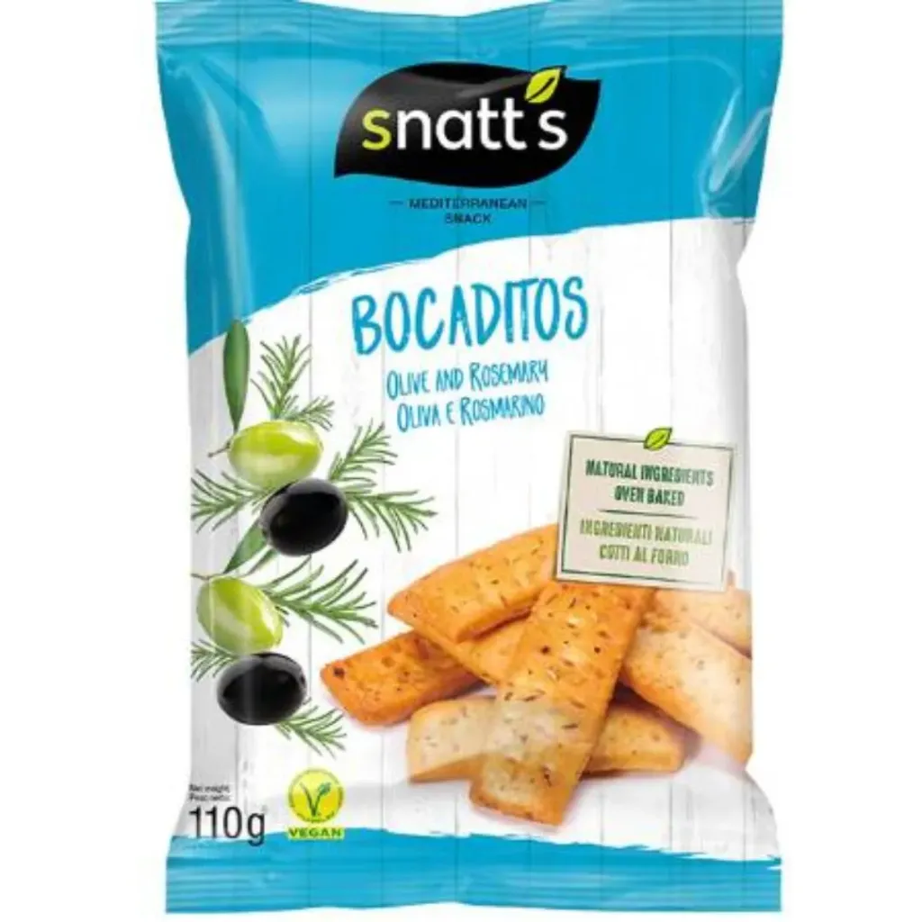 [8413164023358] Snatts Tapas Olive & Rosemarry 110GR