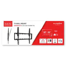 Superior 32"-55" Tilt Extra Slim TV Bracket