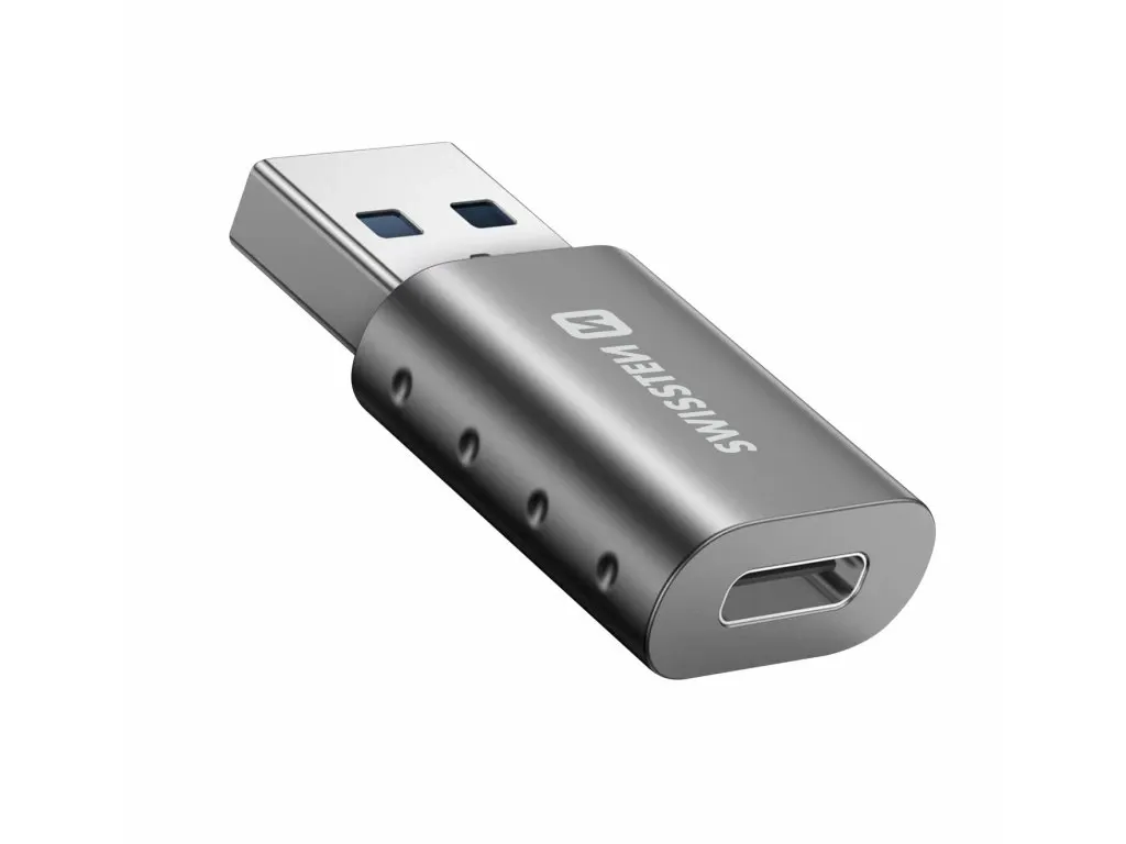 [8595217478893] Swissten Adapter Usb-A(M)/Usb-C(F)