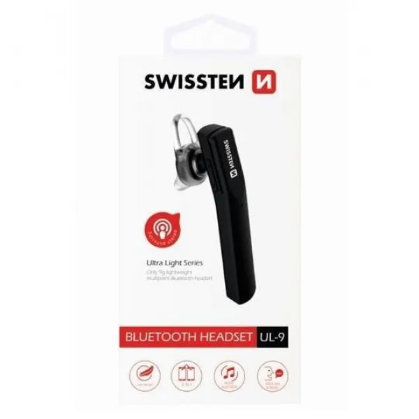 [95217457889] SWISSTEN bluetooth headset Ultra light UL-9