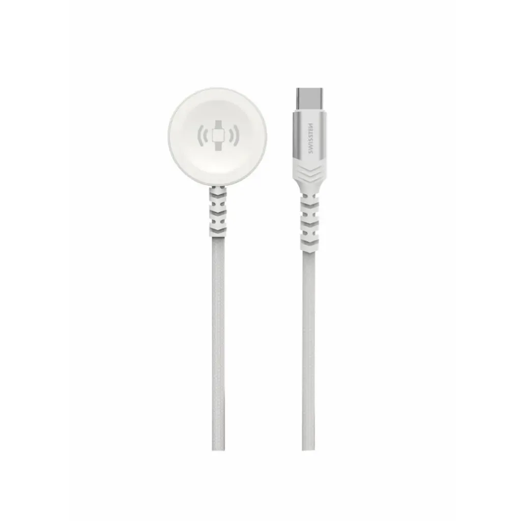 [8595217486997] Swissten Braided Magnetic Apple Watch Charger