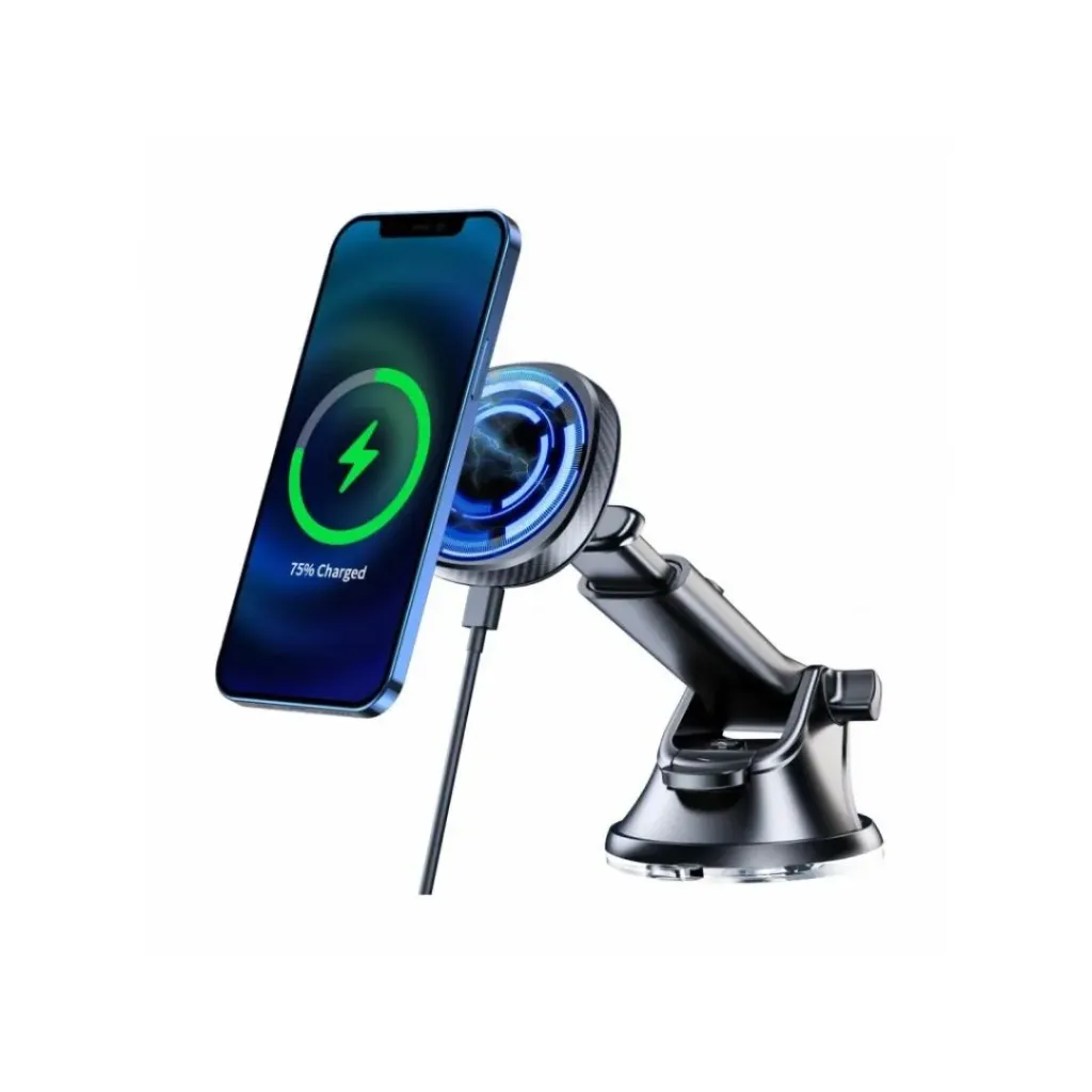 [8595217479753] Swissten MagSafe Wireless Car Phone Holder & Charger